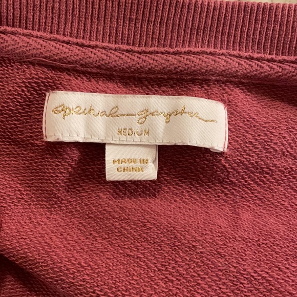 Spiritual Gangster Varsity Mazzy Crop Sweatshirt - Picture 3 of 7